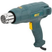 Фен технический 2000Вт 350/500град. 300/500л/мин FIT 80602